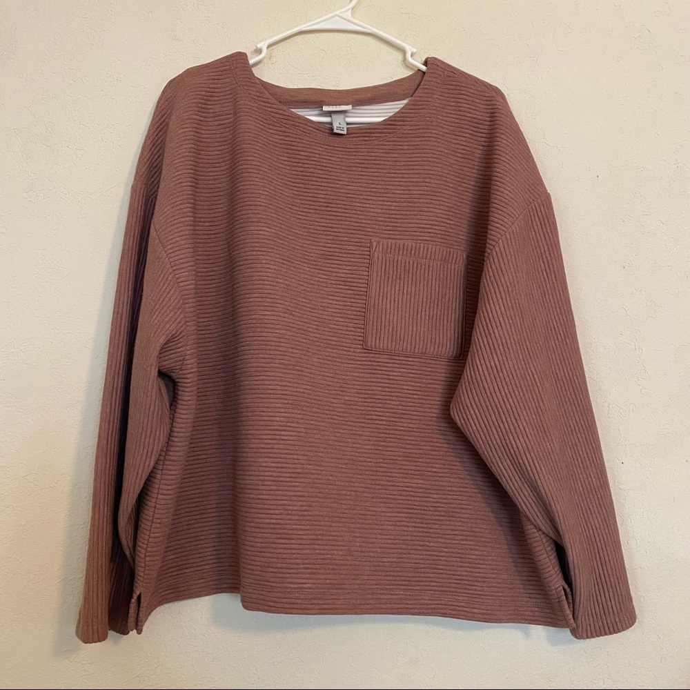 Ribbed Long Sleeve Pocket Shirt | Target A New Day